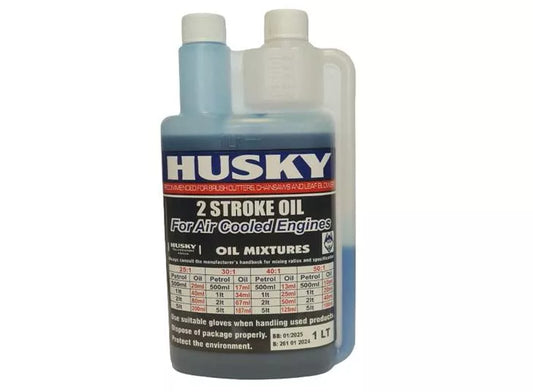Husky 2 Stroke Oil 1 Liter Dosage Bottle Mix
